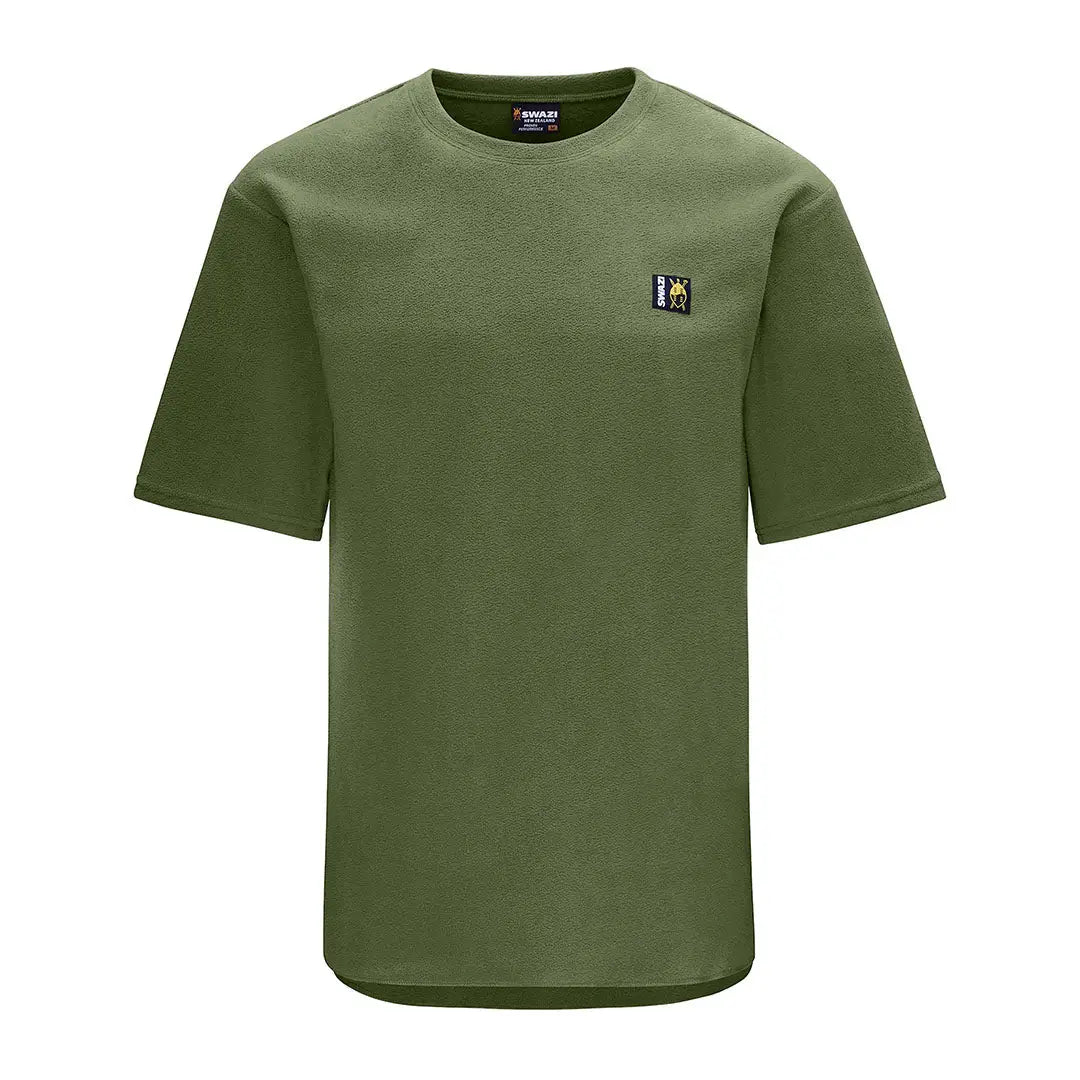 Olive green Swazi Micro short-sleeved hunting t-shirt for country clothing enthusiasts