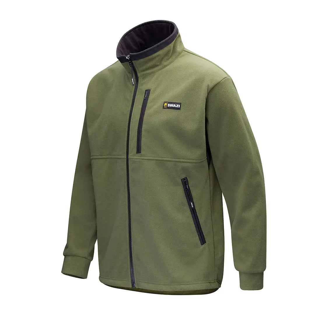 Olive green Swazi Molesworth Jacket softshell perfect for outdoor adventures