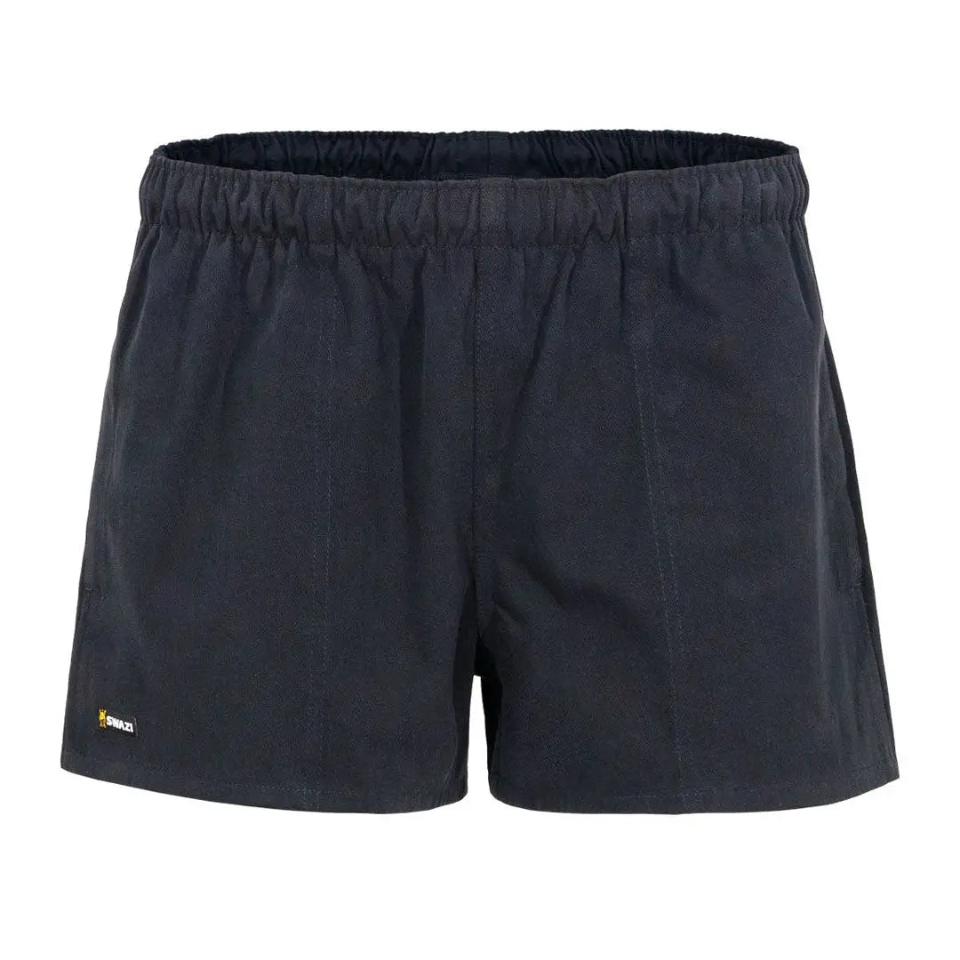 Navy blue elastic waist Swazi Moley Shorts perfect for comfort and style