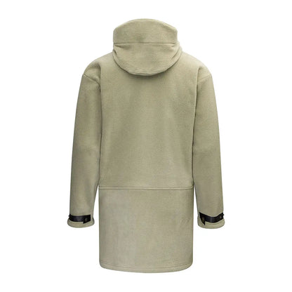 Beige fleece hooded coat from Swazi Nahanni Fleece Smock with legendary 350gsm polar fleece