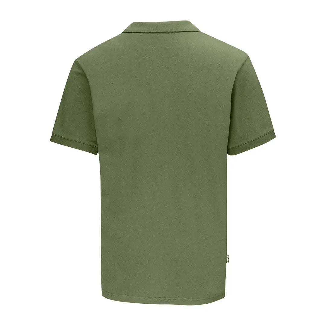 Olive green Swazi Polo Shirt showcasing classic polo style for casual wear