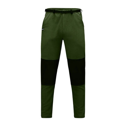Green and black hiking pants Swazi Steevos made with aegis® Chinook fabric