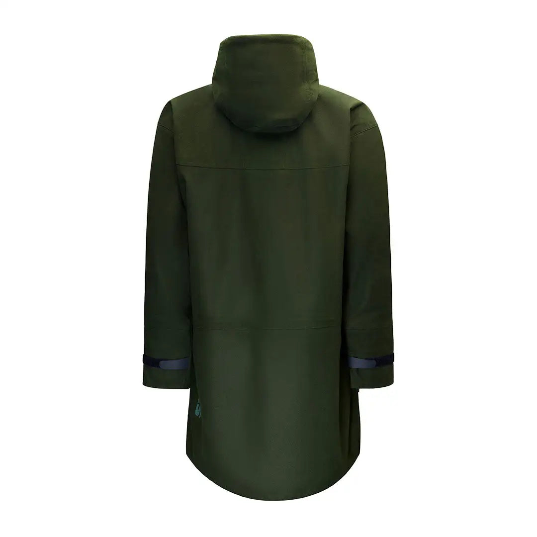 Olive green hooded raincoat Tahr XP Smock wet weather jackets for outdoor adventures