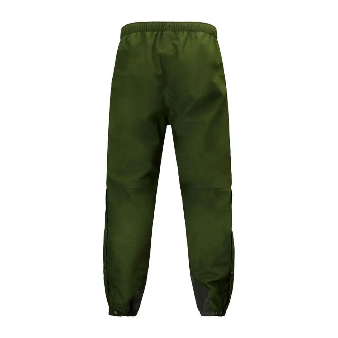 Dark green waterproof Swazi Whisper Overpants for hunting and outdoors country clothing