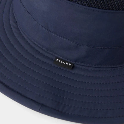 Navy blue Tilley Airflo Boonie hat perfect for outdoor adventures and sun protection