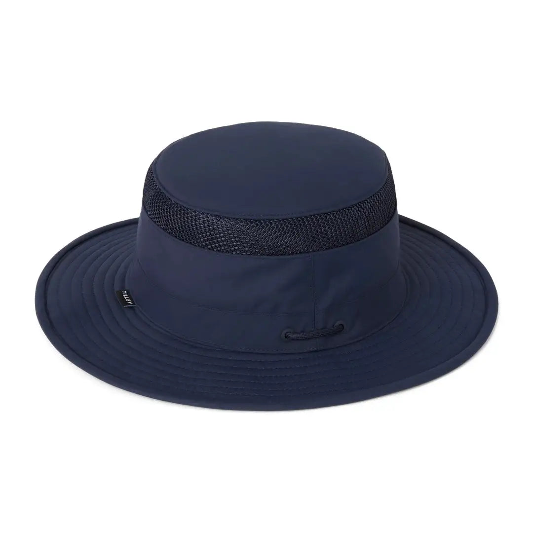 Navy Tilley Airflo Boonie hat with mesh band for ultimate sun protection and breathability