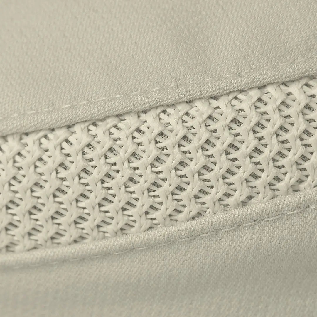 Beige fabric and white mesh of the Tilley Hikers Airflow Hat for outdoor adventures