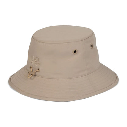 Beige Tilley Logo Technical T1 Bucket hat for stylish sun protection