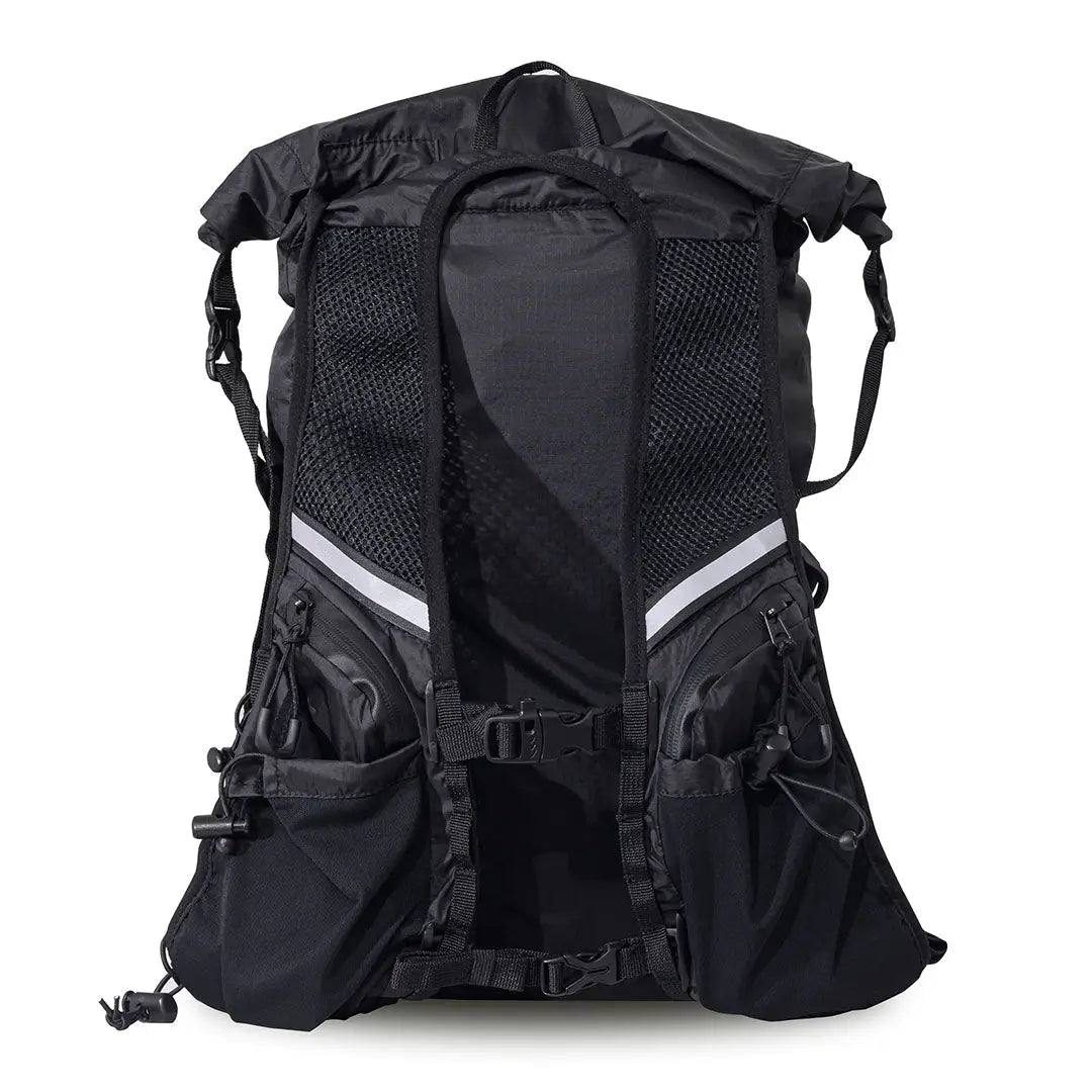 Black Venture Speedpro Backpack featuring multiple pockets for ultimate organization