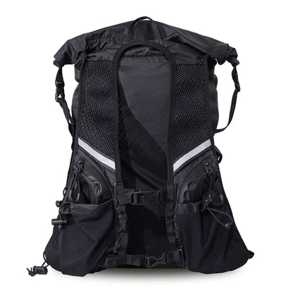 Black Venture Speedpro Backpack featuring multiple pockets for ultimate organization