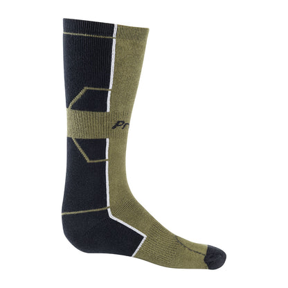 Two-toned patterned sock from Verney Carron Heated Socks for cozy warmth