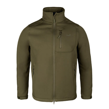 Olive green Viper Covert Softshell Jacket for country clothing and outdoor hunting adventures