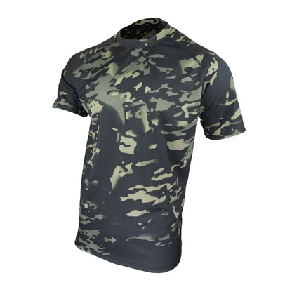 Camouflage-patterned Viper Mesh-Tech T-Shirt made with high-wicking polyester allowing comfort