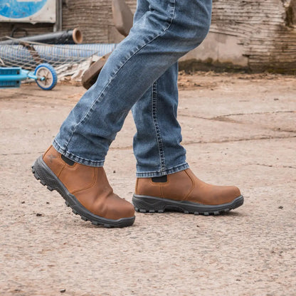 Xpert Heritage Rancher non-safety boot with brown leather and rugged sole for style and durability