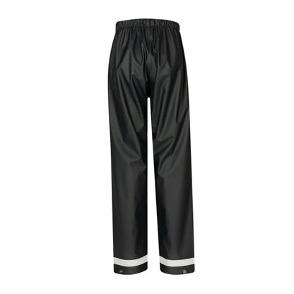 Black waterproof rain pants with reflective stripes from Xpert Swampmaster Stormgear Junior