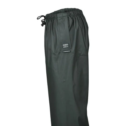 Dark green Xpert Swampmaster Stormgear waterproof trousers with elastic waist and drawstring