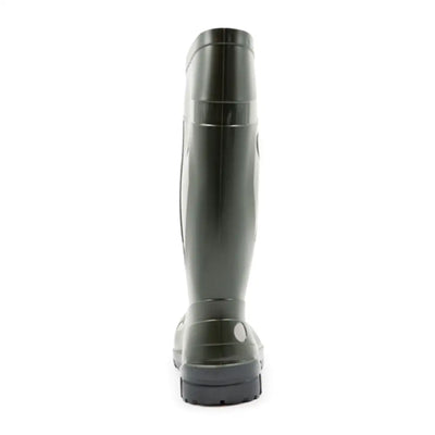 Dark green Xpert Swampmaster Titan S5 Safety PVC Wellington boot for tough outdoor work