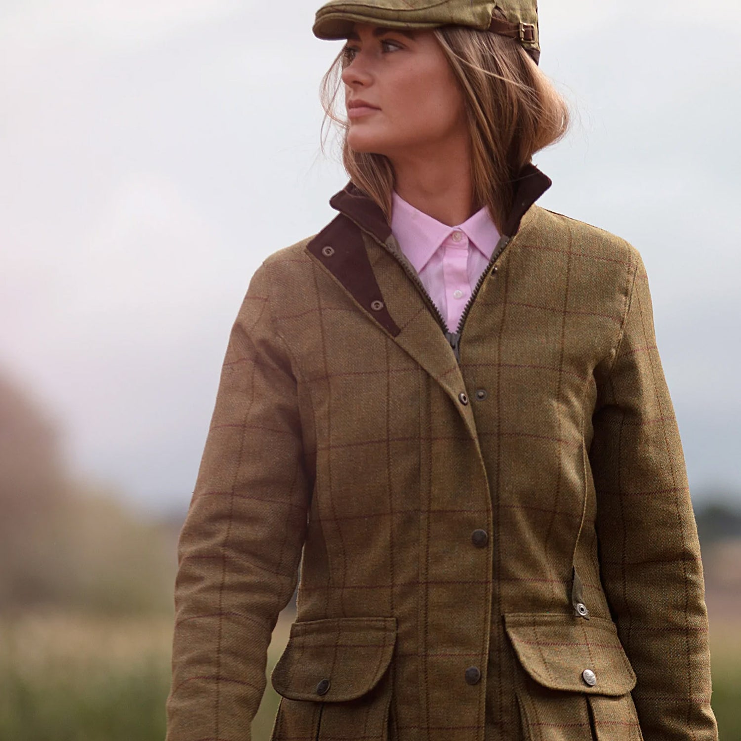 Alan-Paine-Rutland-Ladies-Tweed-Waterproof-Coat
