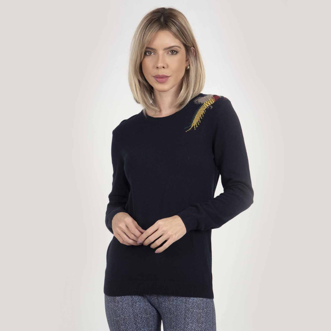Hartwell-Amanda-Navy-Pheasants-Sweater