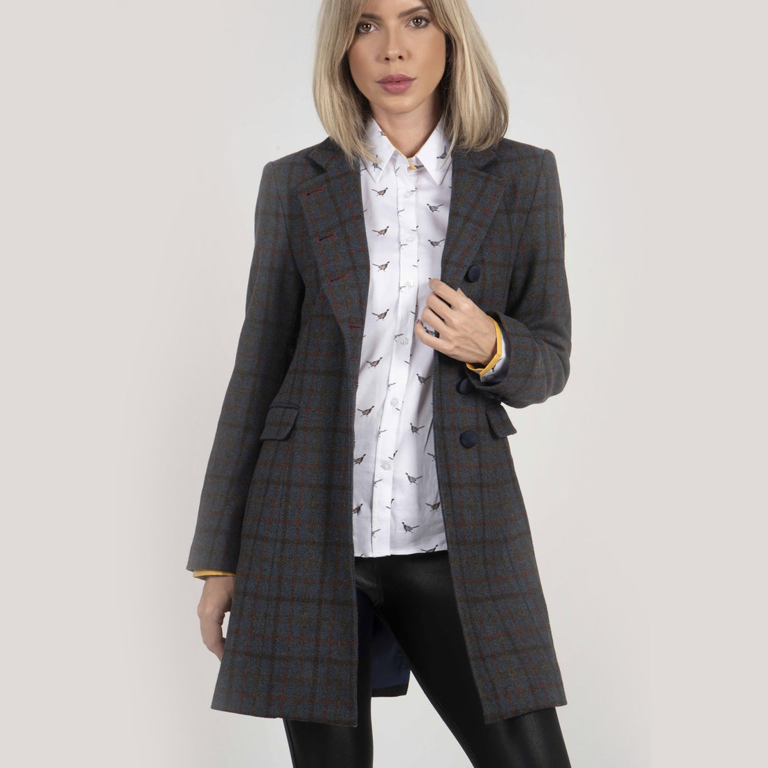 Hartwell-Anna-Pure-Wool-Check-Coat