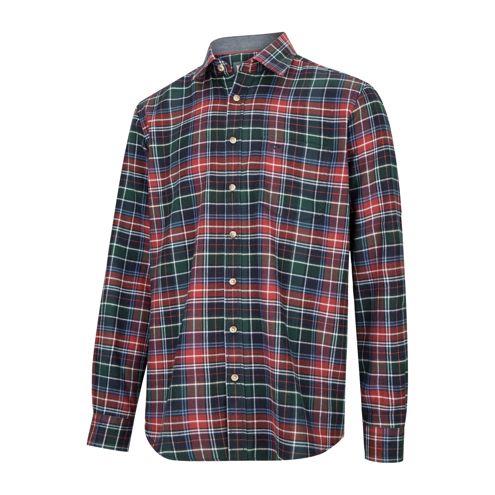 Hoggs-Of-Fife-Pitlochry-Flannel-Check-Shirt