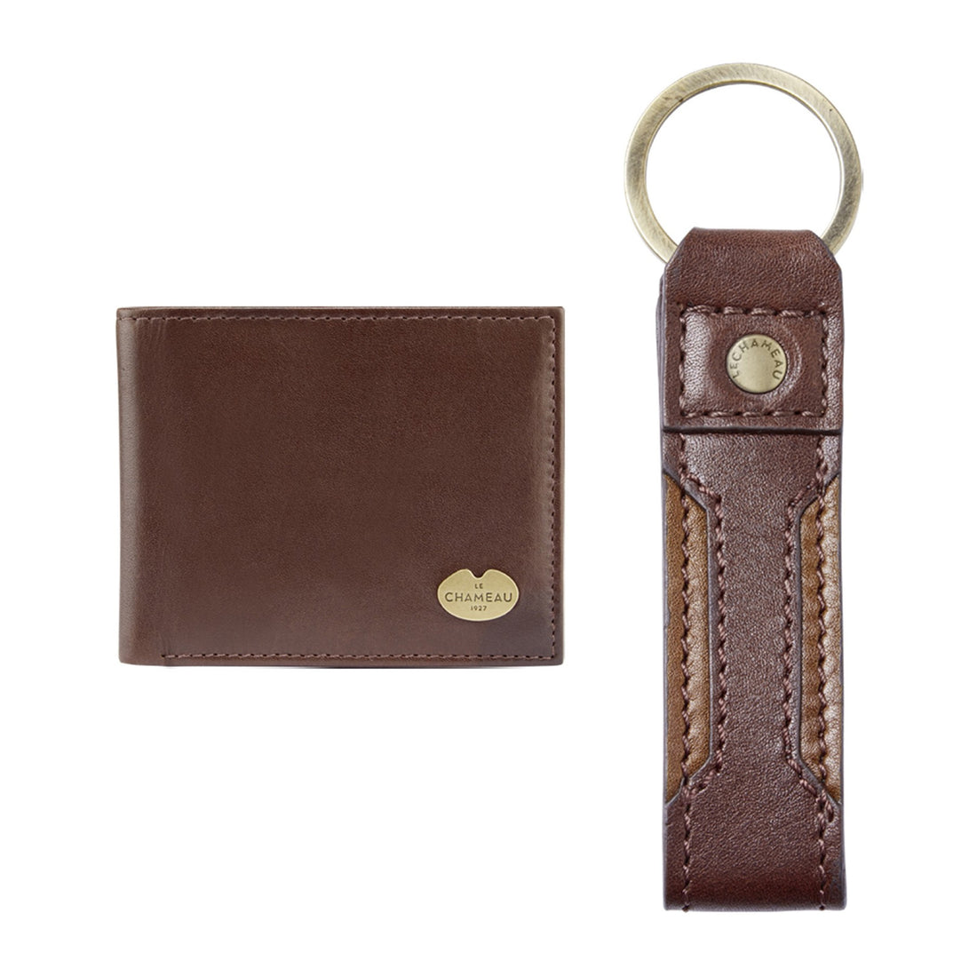 Le-Chameau-Key-Ring-&amp;-Bifold-Wallet-Gift-Set
