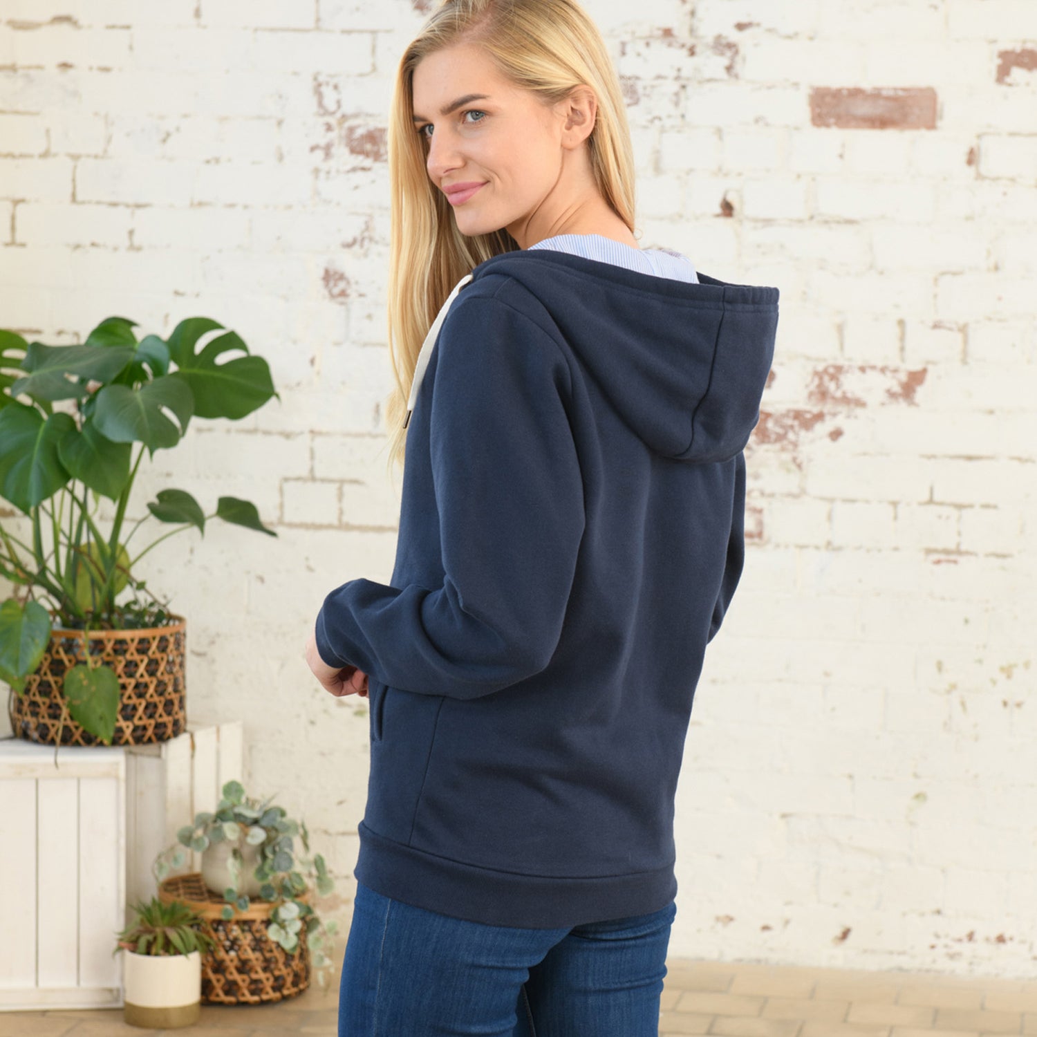 Lighthouse-Strand-Ladies-Hooded-Top