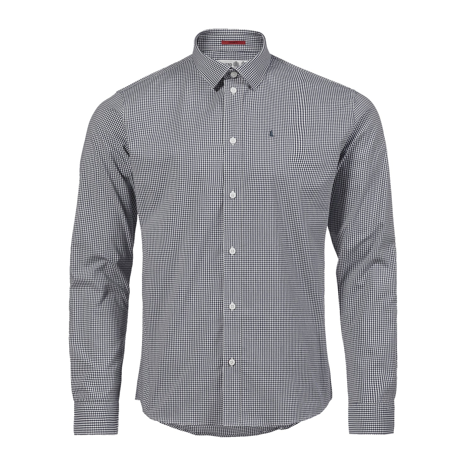 Musto-Sardinia-Micro-Gingham-Long-Sleeve-Shirt