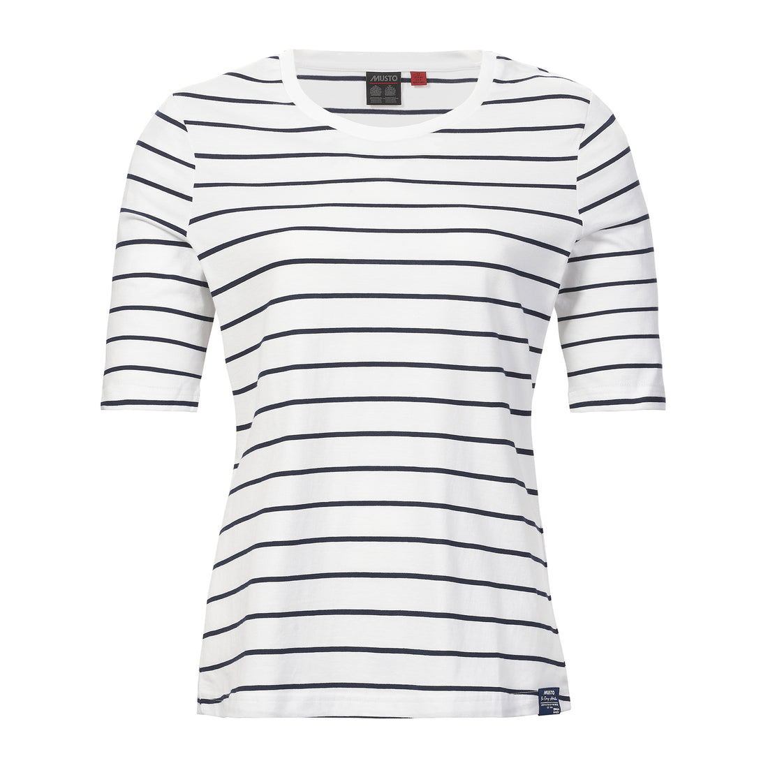 Musto-Womens-Marina-Stripe-Short-Sleeve-T-Shirt