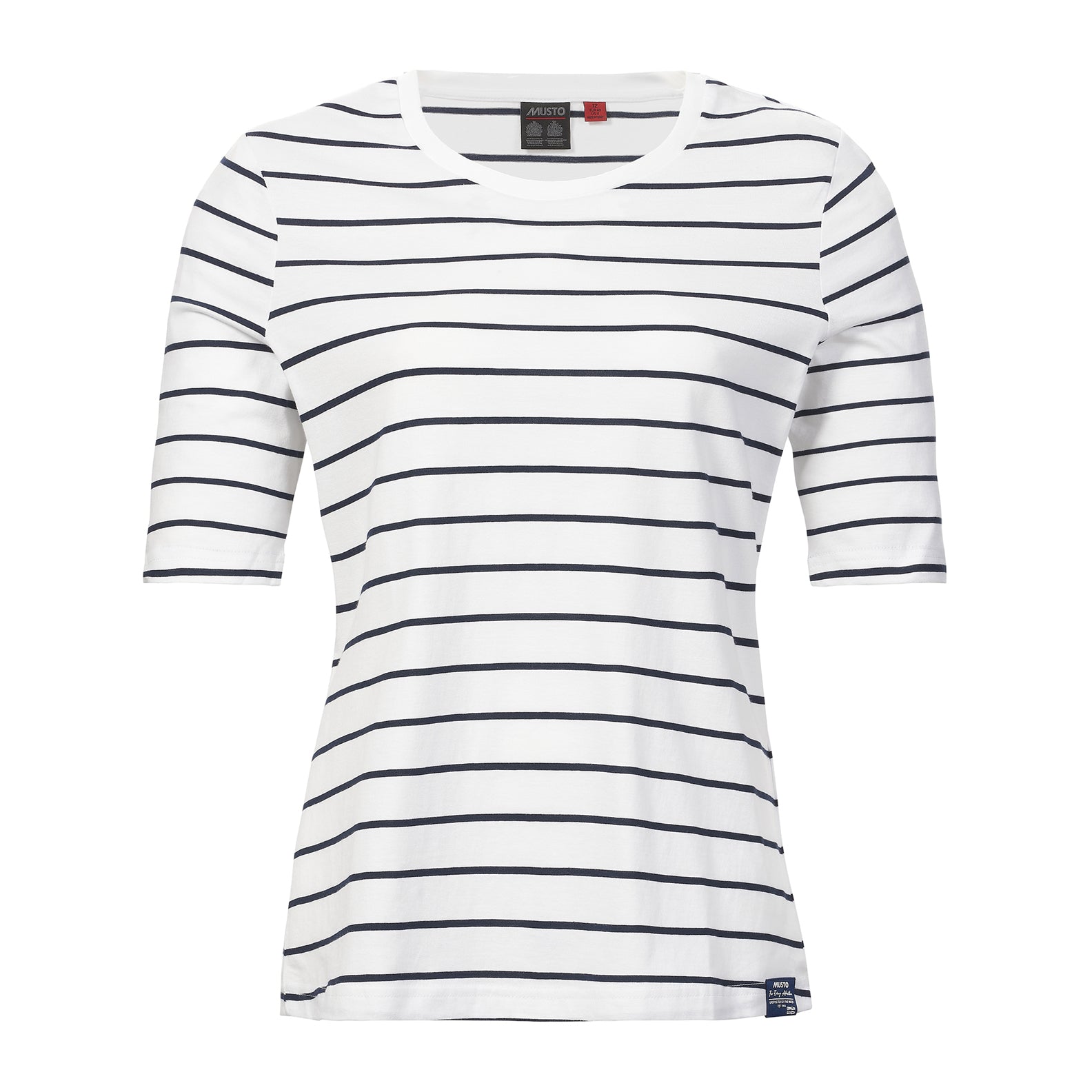 Musto-Womens-Marina-Stripe-Short-Sleeve-T-Shirt