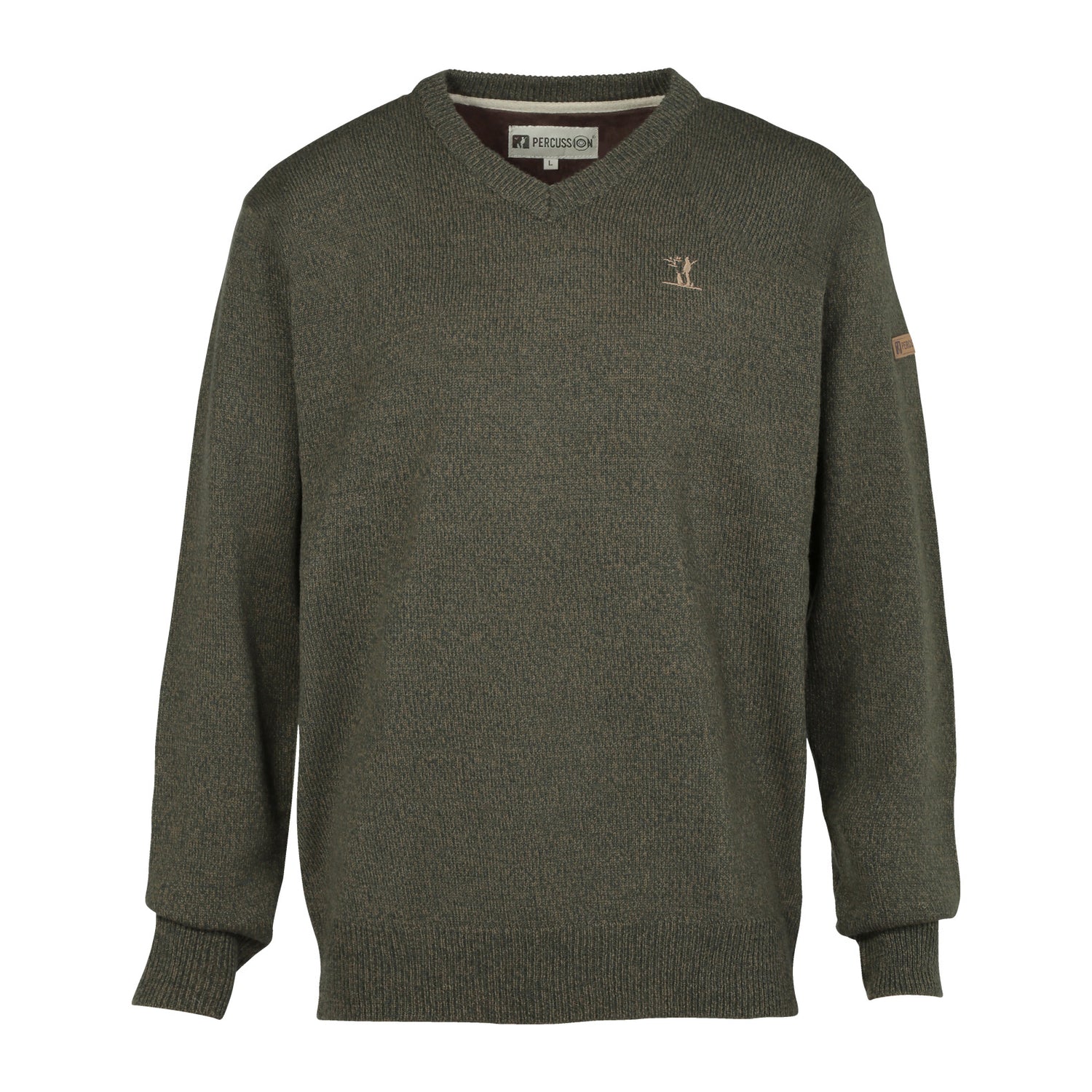Percussion-V-Neck-Hunting-Sweater
