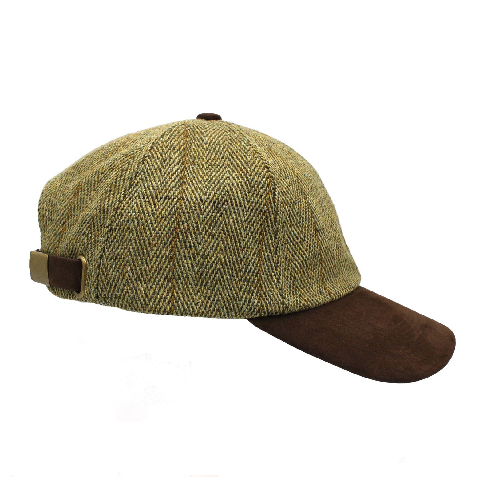 Heather-Valley-Derby-Tweed-Leather-Peak-Baseball-Cap