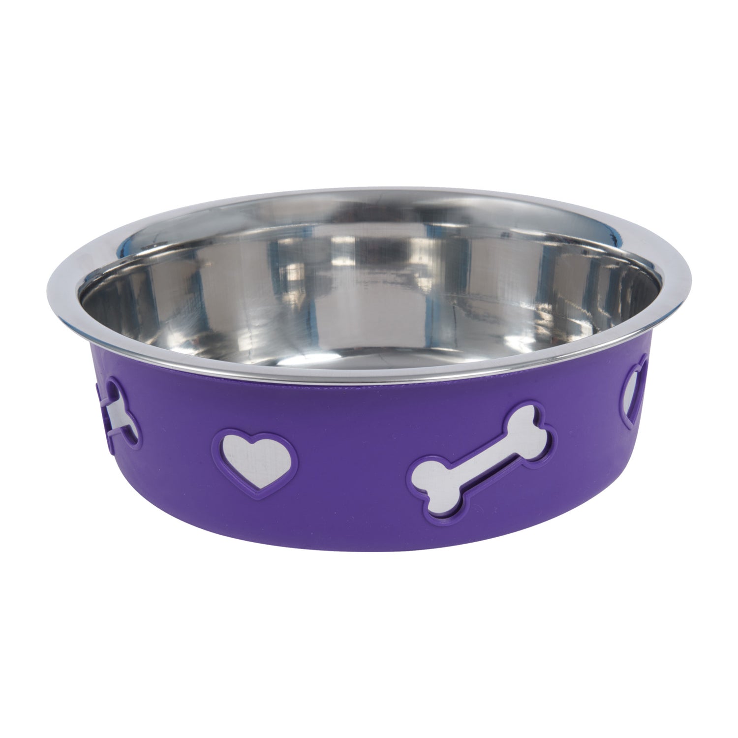 Weatherbeeta-Non-Slip-Stainless-Steel-Silicone-Bone-Dog-Bowl