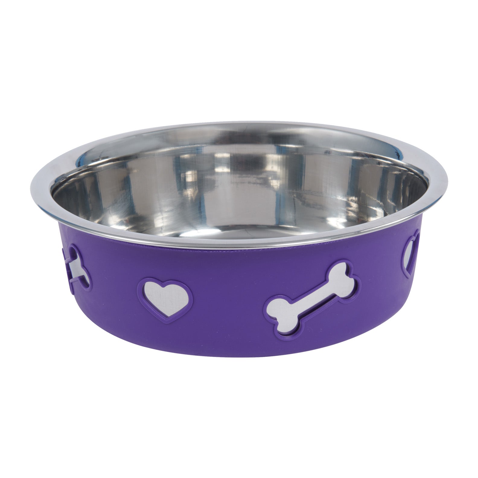Weatherbeeta-Non-Slip-Stainless-Steel-Silicone-Bone-Dog-Bowl