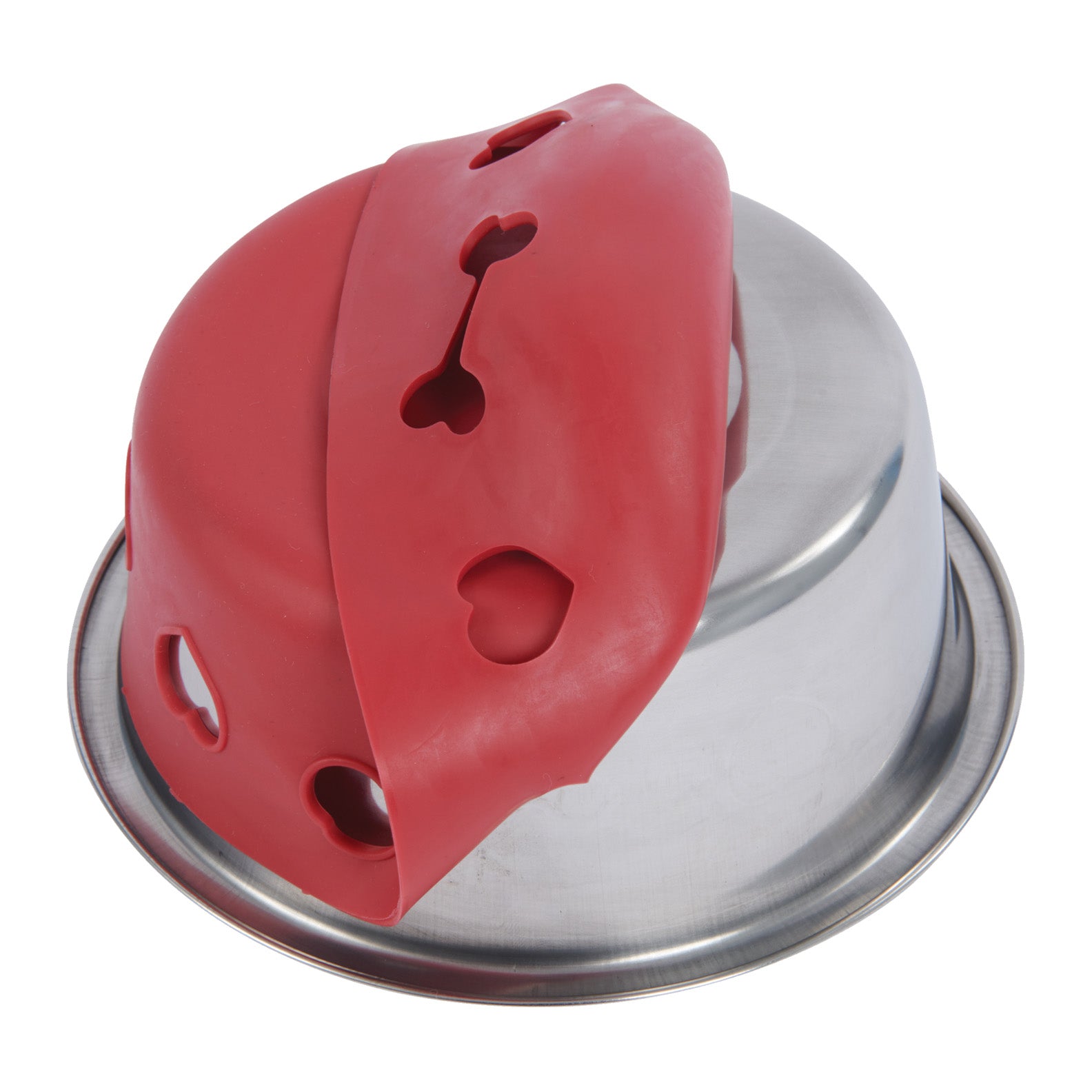 Weatherbeeta-Non-Slip-Stainless-Steel-Silicone-Bone-Dog-Bowl