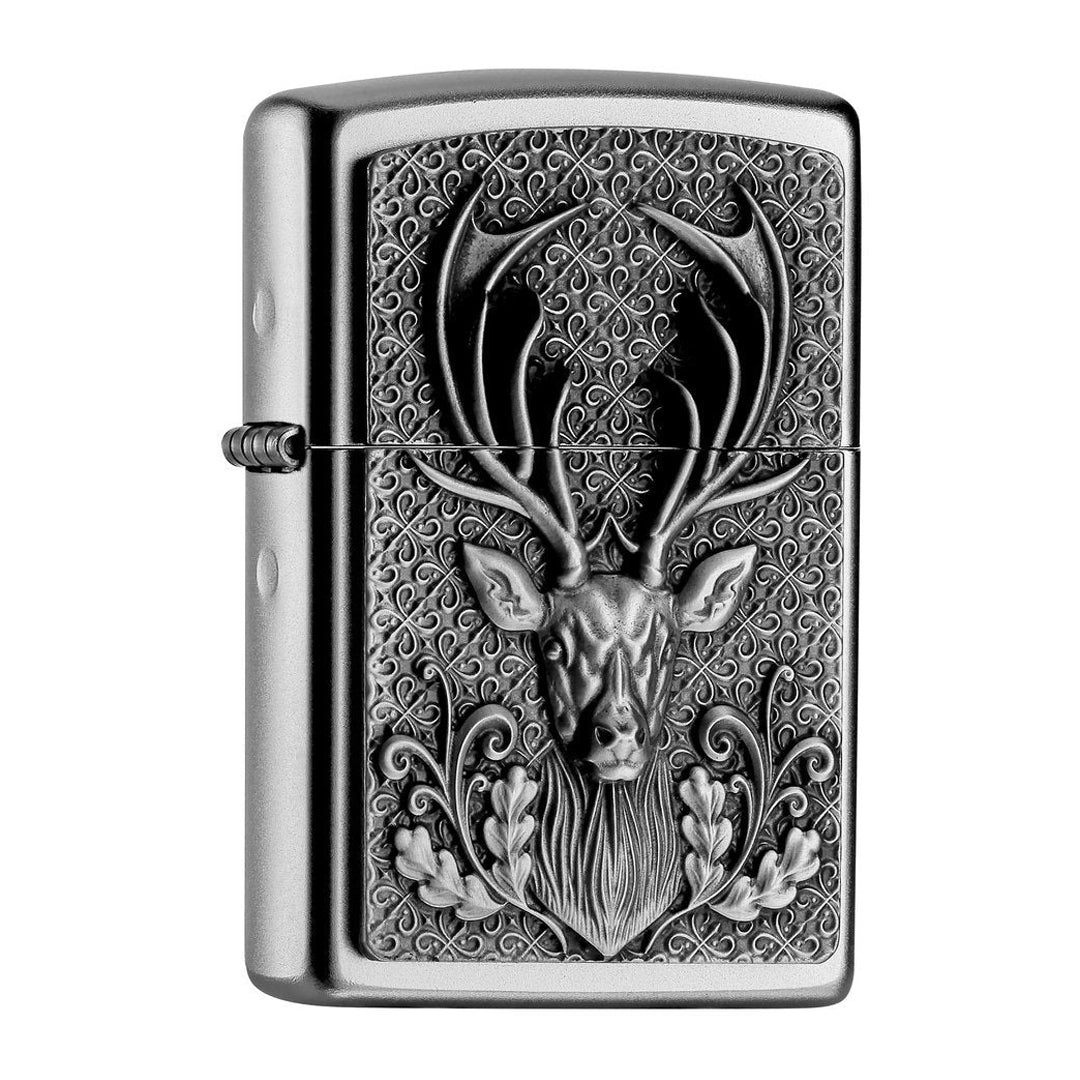 Zippo-Stag-Emblem-Windproof-Lighter